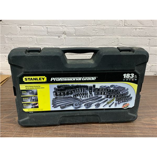 Stanley Professional Grade 183pc Black Chrome Socket Set