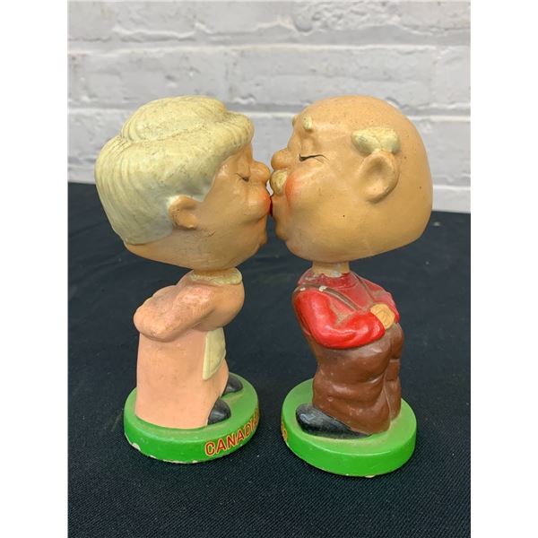 Canadian Kiss Japan Ceramic Bobble Heads