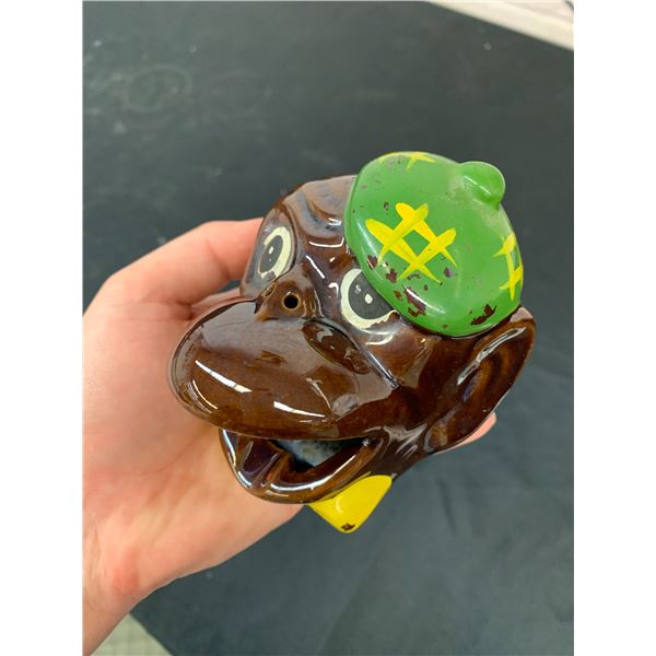 Scottish Monkey Ceramic Ash Tray