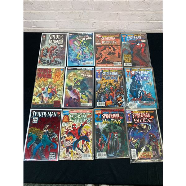 Lot of 12 Comic Books Spider-Man Various Runs