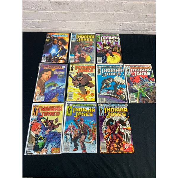 Lot of 10+ Vintage Comics Mostly Indiana Jones