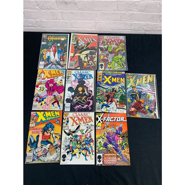 Lot of 10 Vintage Comics X-Men, X-Factor