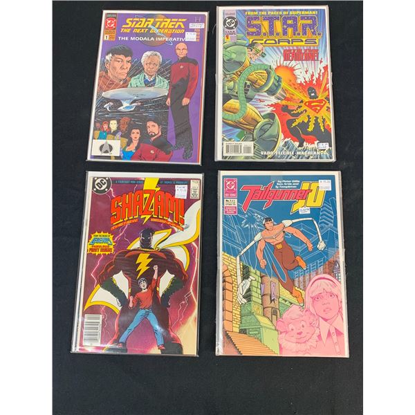Lot of 4 Mini Series Comic Book SETS Star Trek, Star Corps, Shazam, Tailgunner