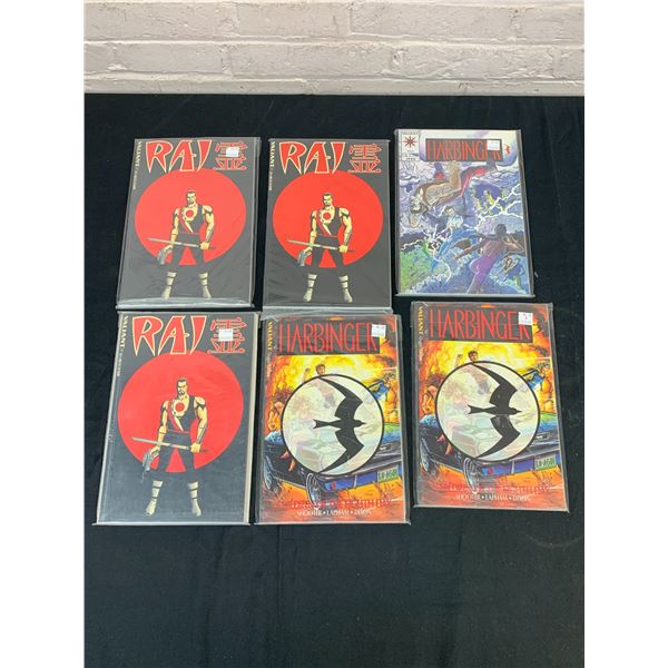 Lot of 6 Valiant Trade Paperbacks Rai & Harbinger