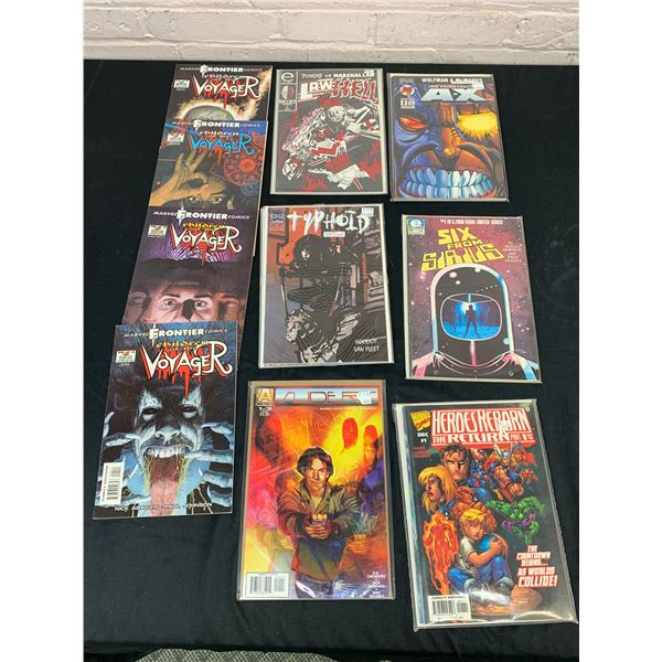 7 Mini Series Comic Book Sets AX, Typehold, Law Hell, Voyager