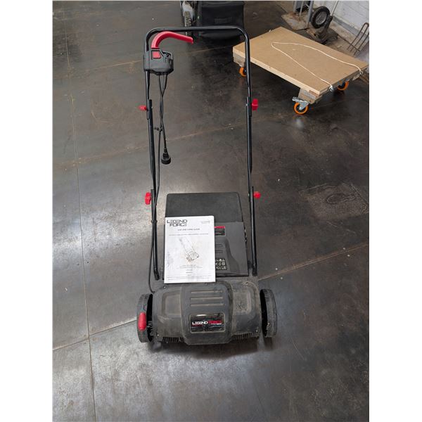 Legend Force 12.6" 12amp Electric Lawn Scarifier+ Dethatcher
