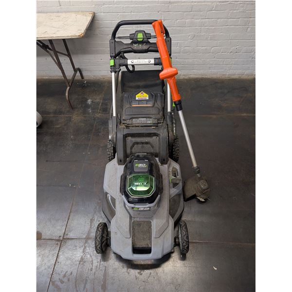 Go Power Battery Lawnmower and Black Decker Battery Weed Whacker *No Batteries*