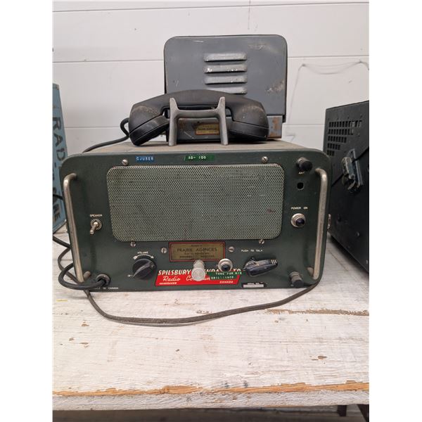 Vintage Spilsbury & Tindall Radio Transceiver