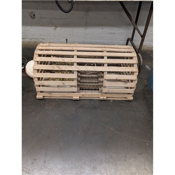 Vintage Maritime Lobster Trap 35"x25"x13"