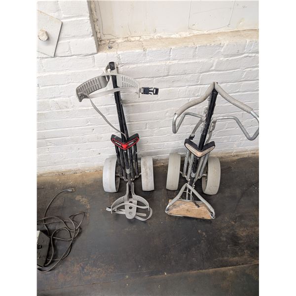 2 Vintage Double Eagle Golf Club Caddy Caddies