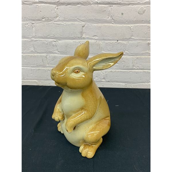 Linens N Things Ceramic Rabbit Figurine, 12" Modern Easter Decoration