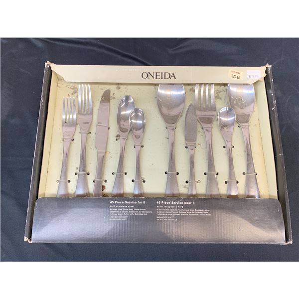 ONEIDA Flatware Cutlery Set 45pcs Service for 8