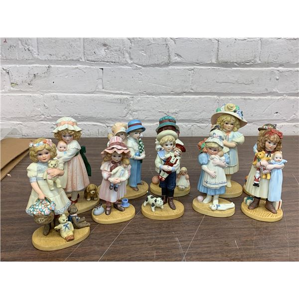 10 Jan Hagara B&J Company Porcelain Figurines circa 1980s