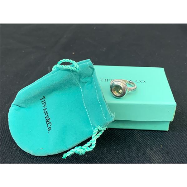 Tiffany and Co Sterling Silver 925 Ring with Bag and Box