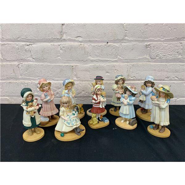 10 Jan Hagara B&J Company Porcelain Figurines circa 1980s