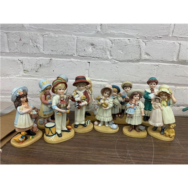 10 Jan Hagara B&J Company Porcelain Figurines circa 1980s