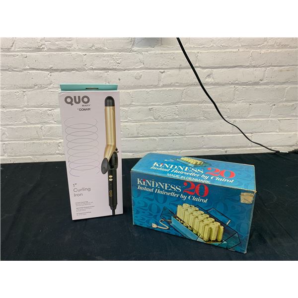 Curling Iron and Hair Rollers