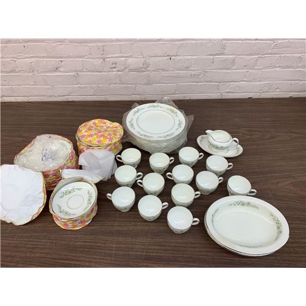 66pcs Wedgwood 13 Cups, 10 Saucers, 13 B&B Plates, 13 Lunch, 12 Dinner, 3 Oval Servers, Etc