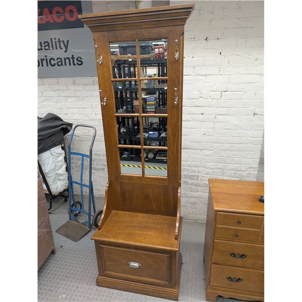 Modern Bench Mirror Hall Stand Tree Buhler Furniture