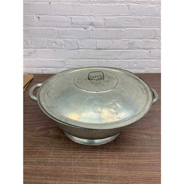 Vintage Aluminum Dough Rising Bowl