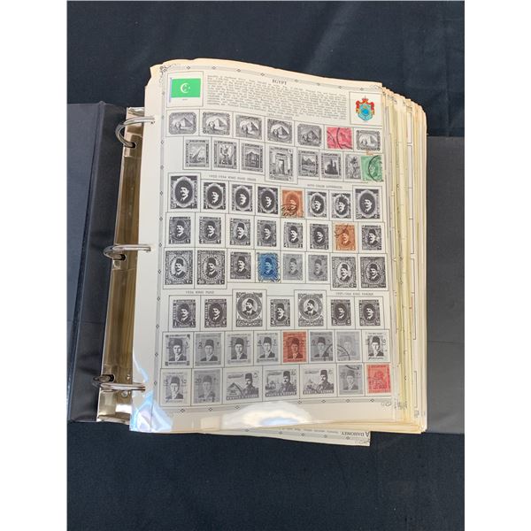 Binder Full of World Stamps Assorted