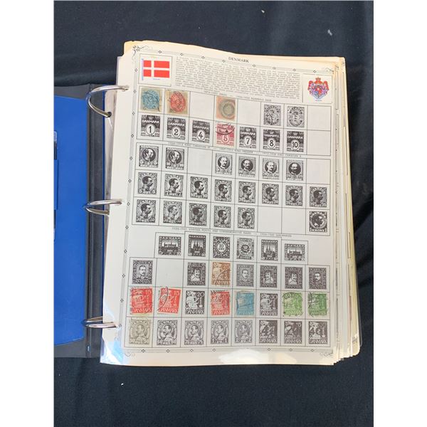 Binder Full of World Stamps Assorted