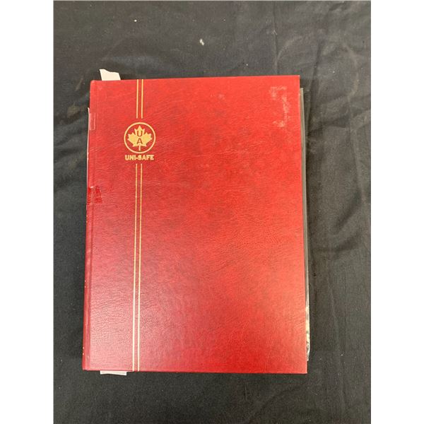 Uni-Safe Stamp Book FULL France, Belgium, Switzerland, Luxembourg