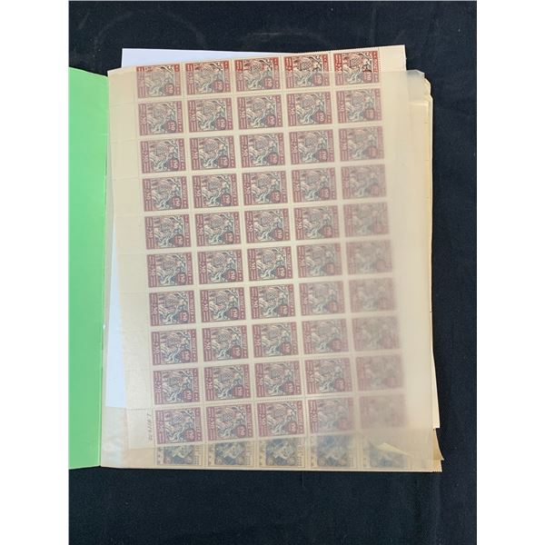 Booklet of Unused Stamp Sheets Ukraine / SSR / Slavic Stamps