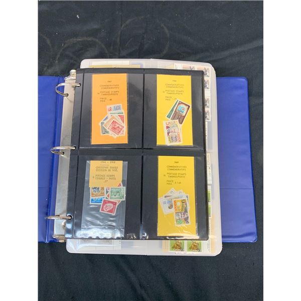 Binder of Canada Mostly Unused Plate Blocks Stamp Sheets, Etc