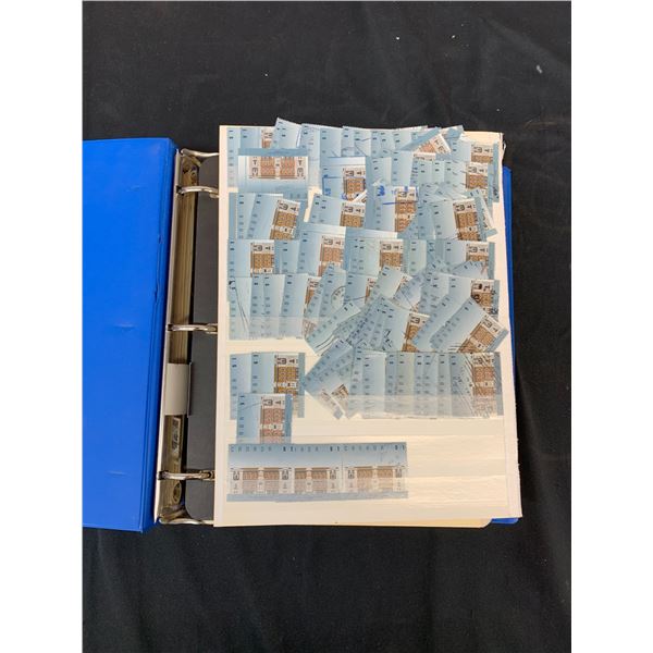 Binder FULL of Used, Vintage Canadian Stamps