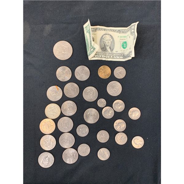 Lot of US Money 1960s and up, Post-Silver $15 Face Value