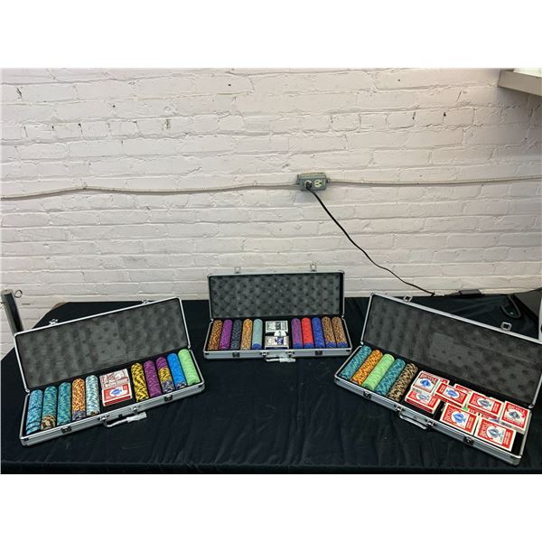 3 Poker Sets