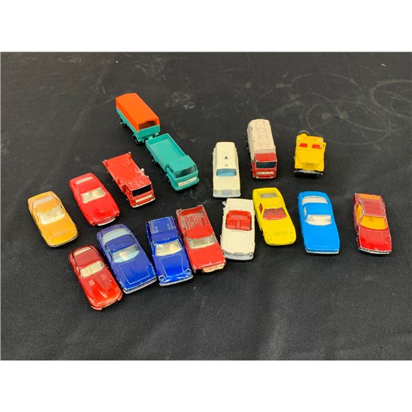 Lot of 15 Vintage Die Cast Car Toys Matchbox