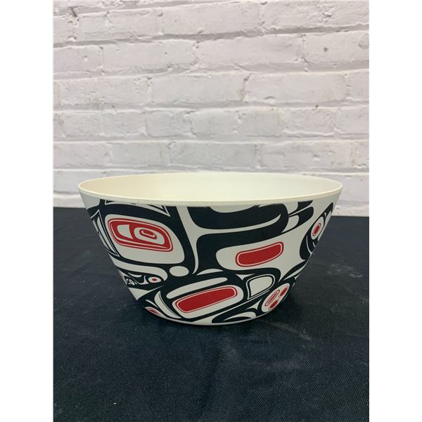 Running Raven Haida Art Indigenous 10" Bowl
