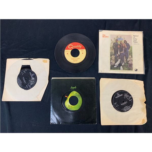 Lot of 45s Singles The Guess Who & The Beatles