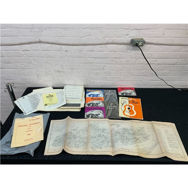 Map of Vancouver, Stone, Gemstone Identification Booklets, Sheet Music