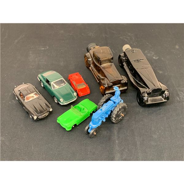 Lot of Avon Car Bottles, Die Cast Toy Cars, Plastic Cars