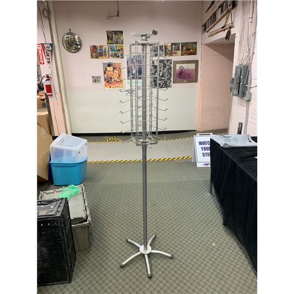 Spinning Metal Display Wire Rack 69" tall