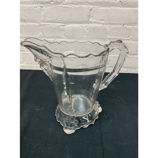 Ship / Captain's Nautical Style Glass Pitcher