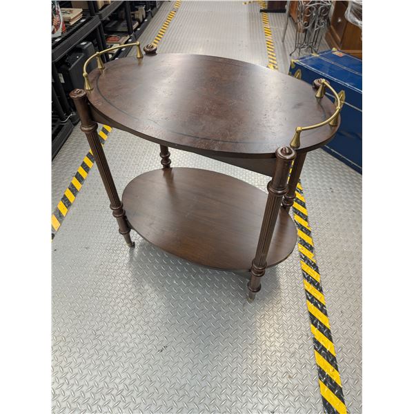 Two Tier Butler Bar Tea Cart