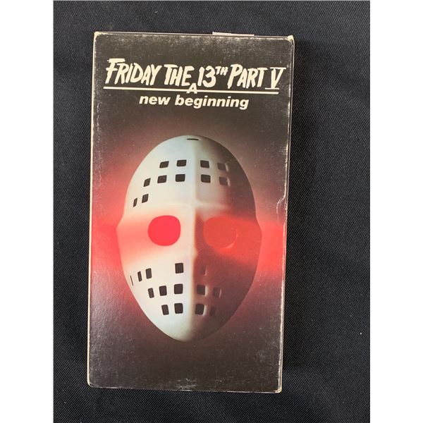 Friday the 13th Part V New Beginning VHS Tape Movie 1985