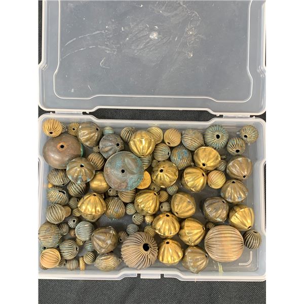 Container of Metal Beads for Crafts / Art / Jewellery
