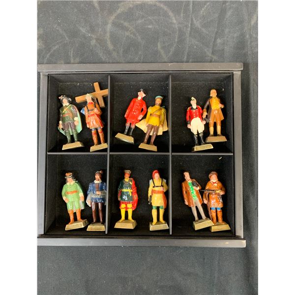 Lot of North American Historical Figurines Plastic Hong Kong 3"
