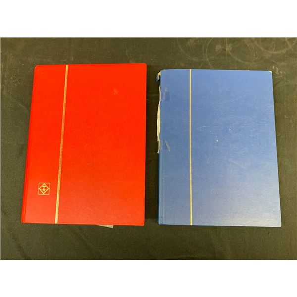 2 Binders FULL of Vintage India and England Stamps