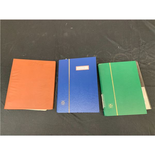 Lot of 3 Binders of Vintage World Stamps Magyar, Israel, Syria