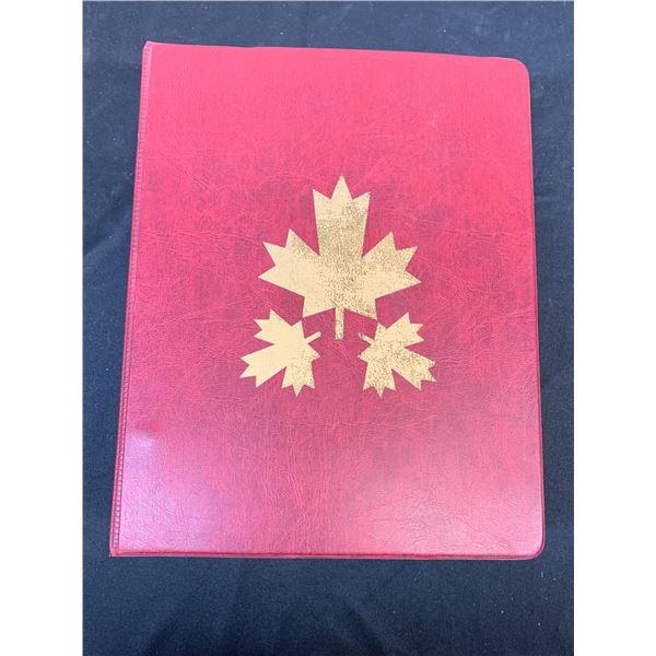 Large Binder of Canadian Stamps (incomplete)