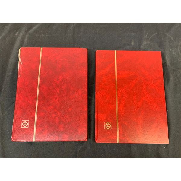 Lot of 2 Binders of World Stamps