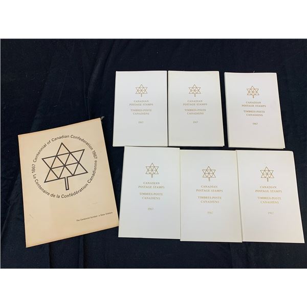 1967 Canadian Postage Stamp Books and Centennial Booklet
