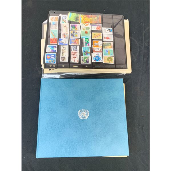 Binder of Assorted Vintage World Stamps