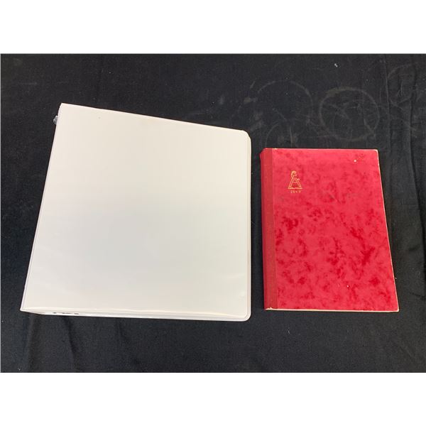 2 Binders of World Stamps, Vintage